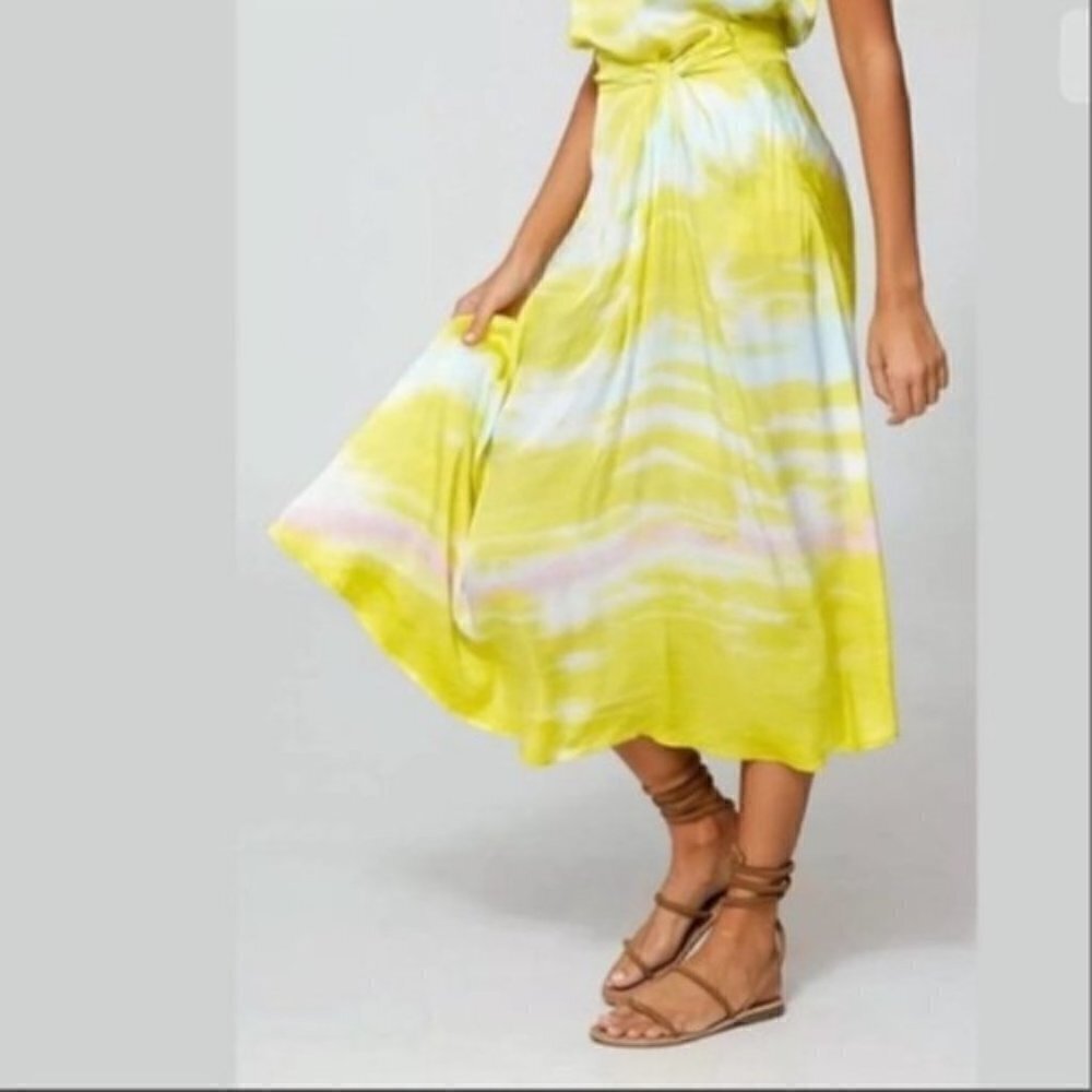 NEW Young Fabulous & Broke Savanna Satin Skirt‎ L